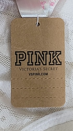Pink by Victorias Secret White Lace Thong Panties XXL NWT - Picture 8 of 9