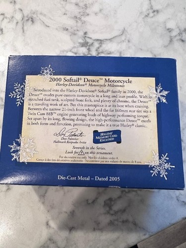 Harley-Davidson Soft Deuce 2005 Hallmark Ornament 2000 - Imagen 2 de 3