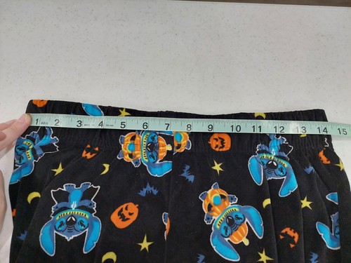 Pantaloni da salotto Disney Lilo e Stitch Halloween taglia S fondo zucca super morbidi - Foto 7 di 7