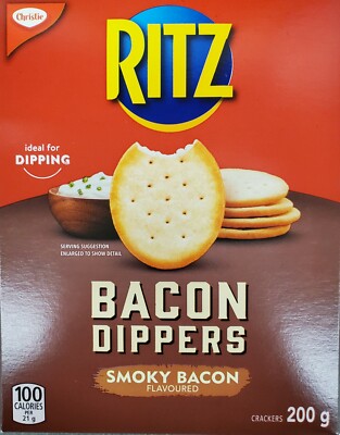 4 Boxes Of Christie Ritz Bacon Dippers Crackers 180g Each-