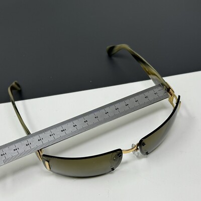 Vintage Bvlgari Sunglasses 626 101/73 Gold Metal Rimless Vintage Bvlgari Sunglasses 626 101/73 Gold Metal Rimless