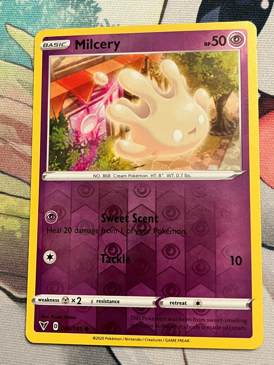Pokemon Card TCG - Milcery - Vivid Voltage - 80/185 - Reverse Holo Common