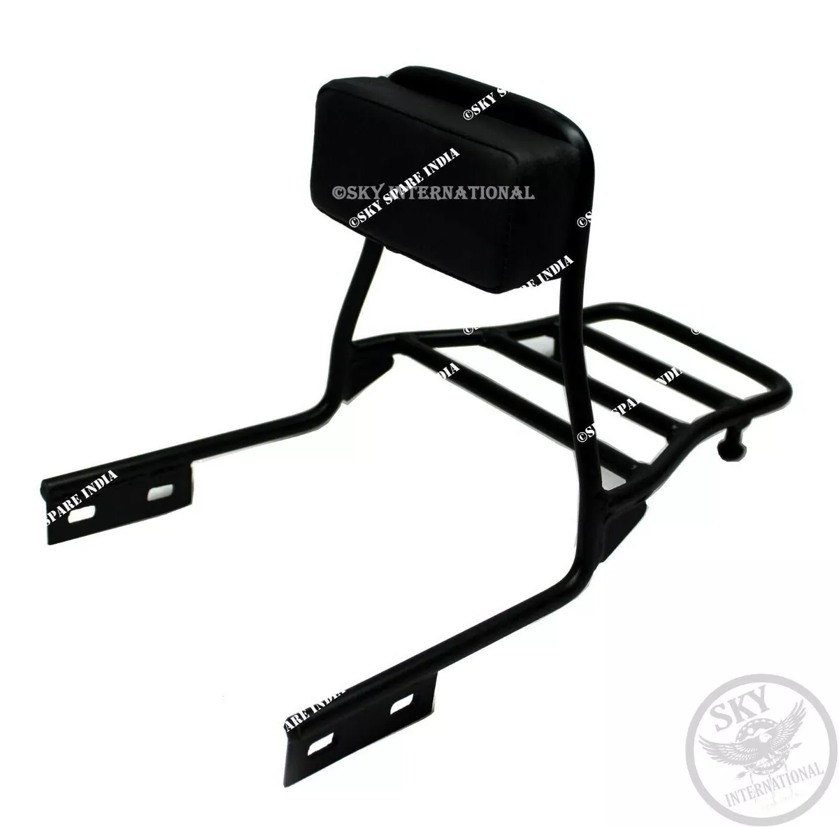 R Backrest With Luggage Carrier Compatible With Royal Enfield Bullet Classic 350