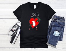 Heart Boss Dagger Tattoo T-Shirt Men Women Unisex Shirt Hoodie Baseball 4232