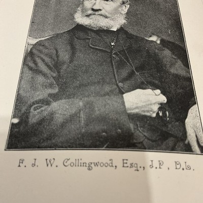 NORTHUMBERLAND 1895 - Frederick J W COLLINGWOOD - of GLANTON PARK 