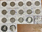Lot of Barber & Walking Liberty SILVER Half Dollars ALSO 1973S PROOF IKE +++
