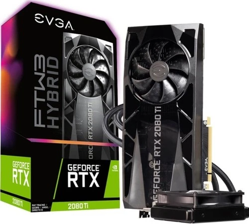 EVGA GeForce RTX 2080 Ti FTW3 Ultra Hybrid Gaming 11GB GDDR6, 11G-P4-2484-KR