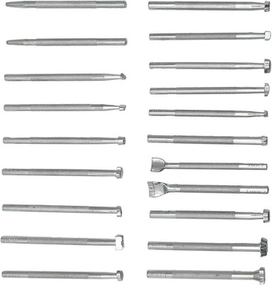 20 Pcs Leather Stamping Tools Special Shape Different Patterns for Carving Craft
