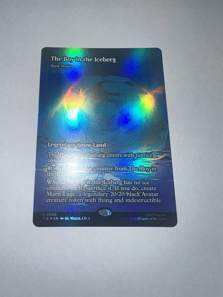 MTG - The Boy in the Iceberg - Dark Depths-   Borderless Foil MTG Avatar - Image 2 of 3