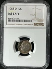 1958-D 10C FT Roosevelt Dime NGC  MS67FT  4661435-011