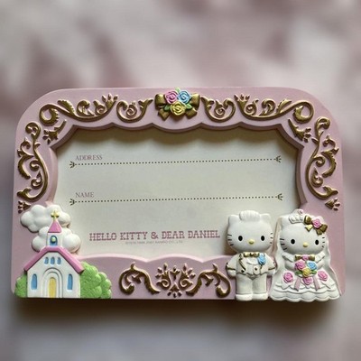 Hello Kitty and Dear Daniel Name Plate Wedding Design Sanrio 2001