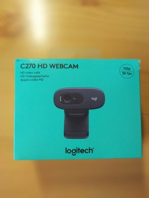 Logitech C270 HD-Webcam - Schwarz (960-001063) - gebraucht, wie neu