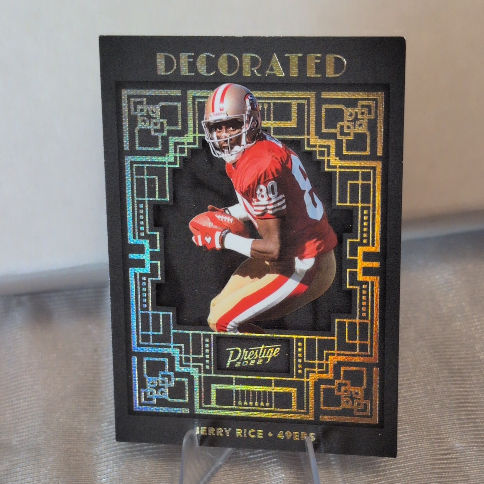 2022 Panini Prestige - Decorated Jerry Rice #DE-20 SSP Case Hit