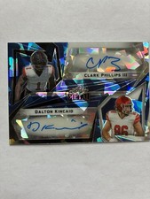 DALTON KINCAID AUTO RC SSP 2/4 w/ C Phillips 2023 Leaf Metal BLUE CRYSTAL BILLS