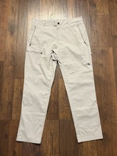 The North Face Retrac Tech Ii Pants Mens 36x32 Gray Flashdry Hiking Climbing