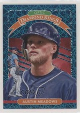 2020 Donruss Optic Diamond Kings Teal Velocity Prizm 21/35 Austin Meadows 01w1