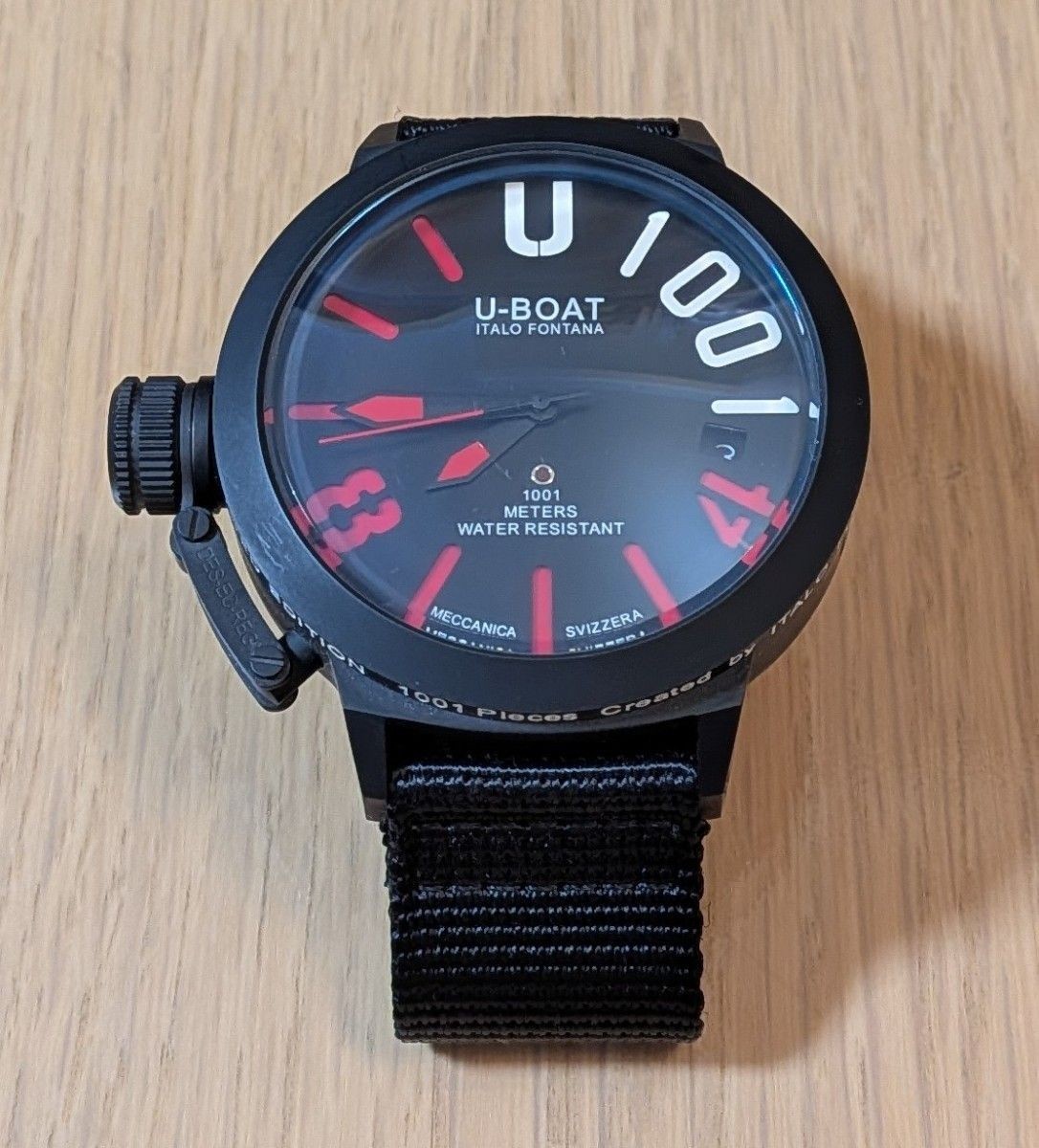 U-Boat U1001 Limited Edition Automatic Watch 50mm Titanium