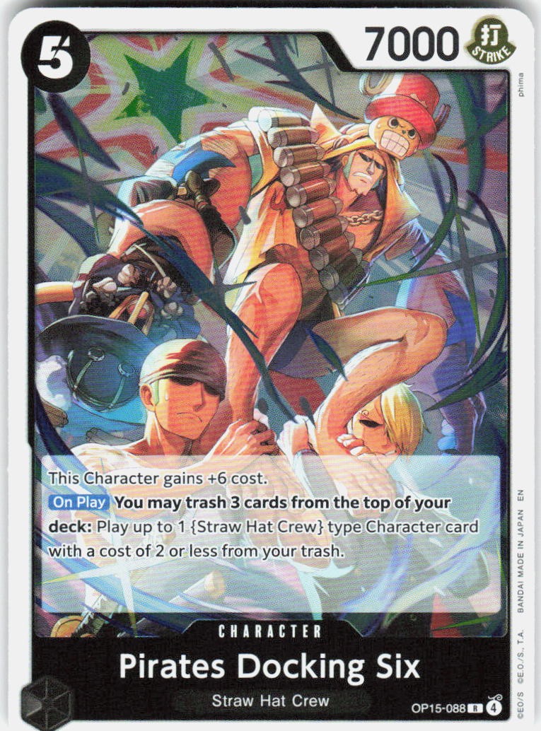 Pirates Docking Six Foil OP15-088 Adventure on Kami's Island One