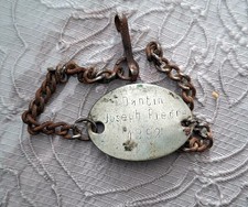 plaque identité soldat 106éme RIT +87éme RIT ww1