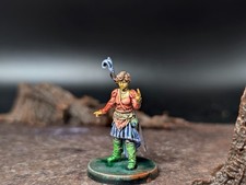 Well painted female druid/cleric/oracle/sorceror d d fantasy miniature