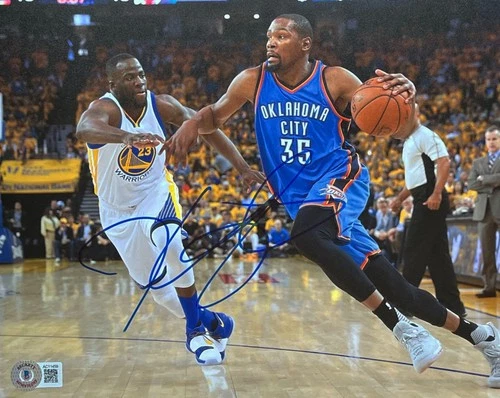 Kevin Durant Autographed Signed 8x10 Photo BAS COA Beckett Authent