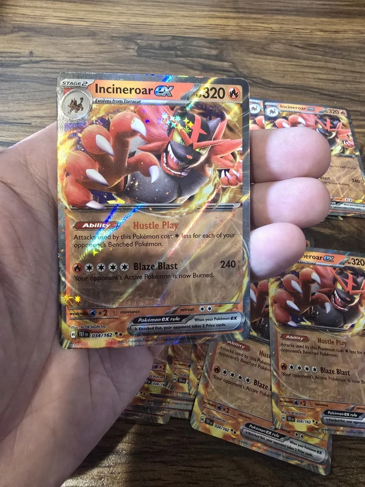 (21) Incineroar ex 034/162 SV05: Temporal Forces Holo - Image 2 of 2