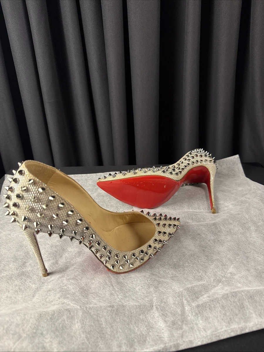 Christian Louboutin Women's Beige Spikes for sale | eBay