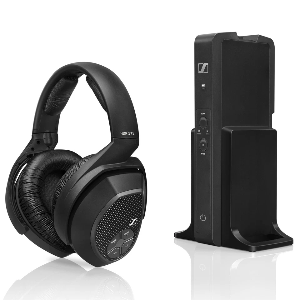 Sennheiser RS 175-U RF Wireless Headphones, Black - image 4 of 4