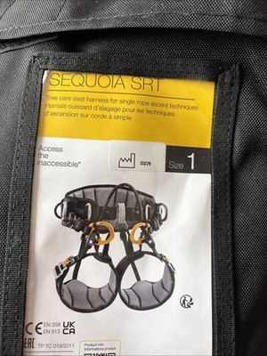 Petzl Sequoia SRT Baumklettergurt Größe 1 Brandneu