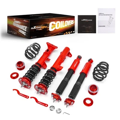 MAXPEEDINGRODS Amortisseurs Combinés Filetés for BMW 3 Series E36 Berline 1990-1998 316 323 325