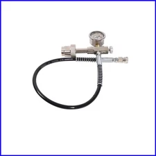 Stainless Steel Paintball Filling Station Kit with 24-Inch High Pressure Hose