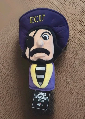 ECU Pirates Mascot Jumbo Headcover Team Golf Long Sock