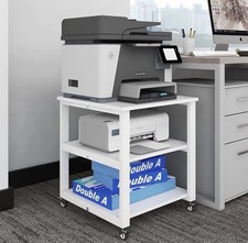 PUNCIA 3-Tier Laser Printer Stand with Storage 50x50x57.5cm Large Printer RRP£65
