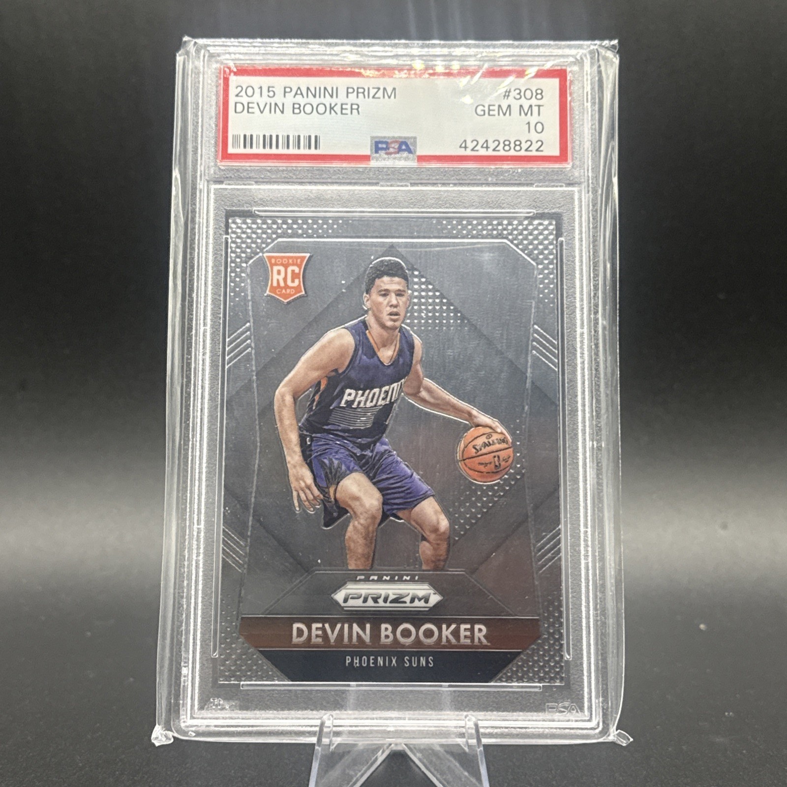 2015-16 Panini Prizm - Rookies Devin Booker #308 (RC) PSA 10 Suns