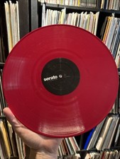 Blood Red Serato 12" Control Vinyl 1 Disc
