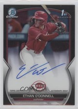 2023 Bowman Draft Chrome Prospect Black Refractor 43/75 Ethan O'Donnell Auto w5p