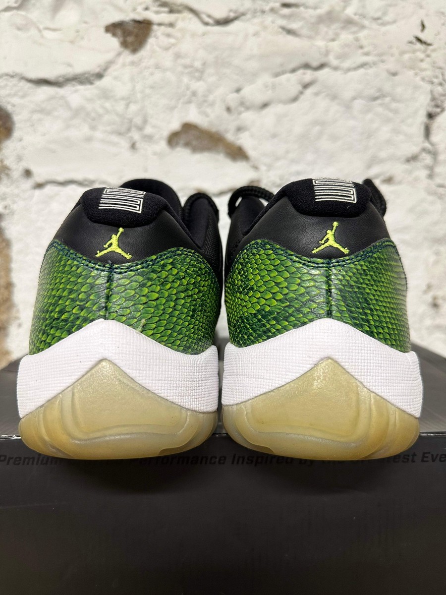Air Jordan 11 Low 'Green Snakeskin' Men's Size 12 Pre-owned