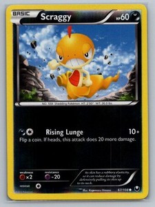 Dark Explorers #67/108 Scraggy reverse holo