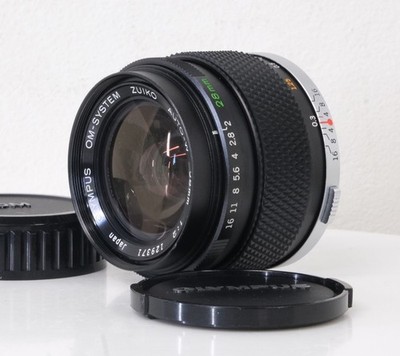 Late [Almost MINT] Olympus System Zuiko Auto-W 28mm f/2 Wide Angle SLR MF JAPAN
