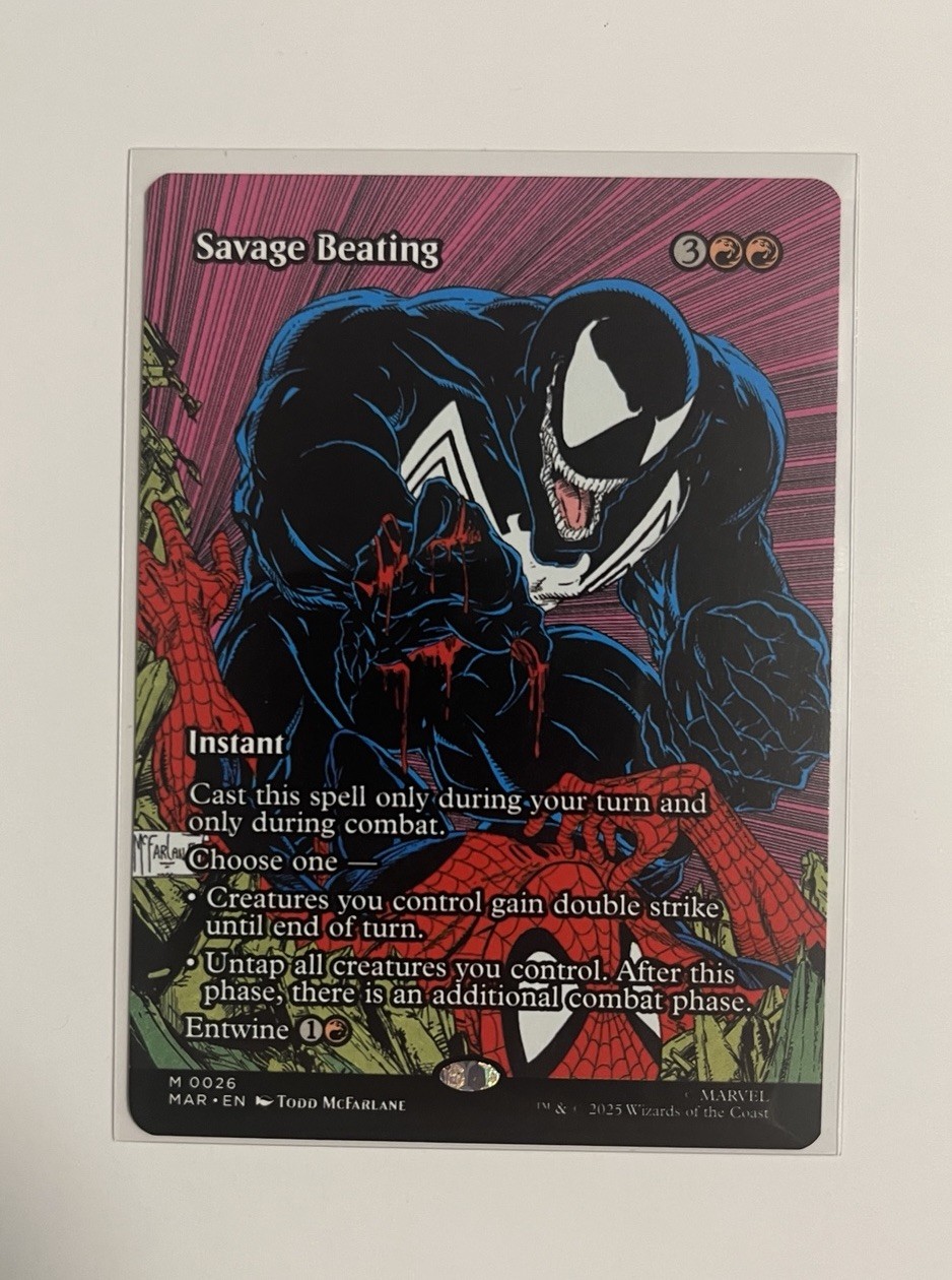 Savage Beating (Borderless) Marvel Universe Eternal-Legal Regular