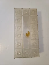 Vintage MCM 70s Clear Acrylic Plastic Tissue Holder Kleenex Container
