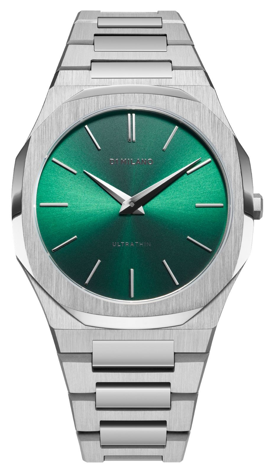 D1 Milano Ultra Thin Scarebeo (40mm) Green Sunray Dial / Stainless Steel UTBJ37