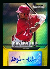 2022 PRIZM DAYLEN LILE RC GOLD REFRACTOR AUTO AUTOGRAPH NATIONALS ROOKIE #07/10!