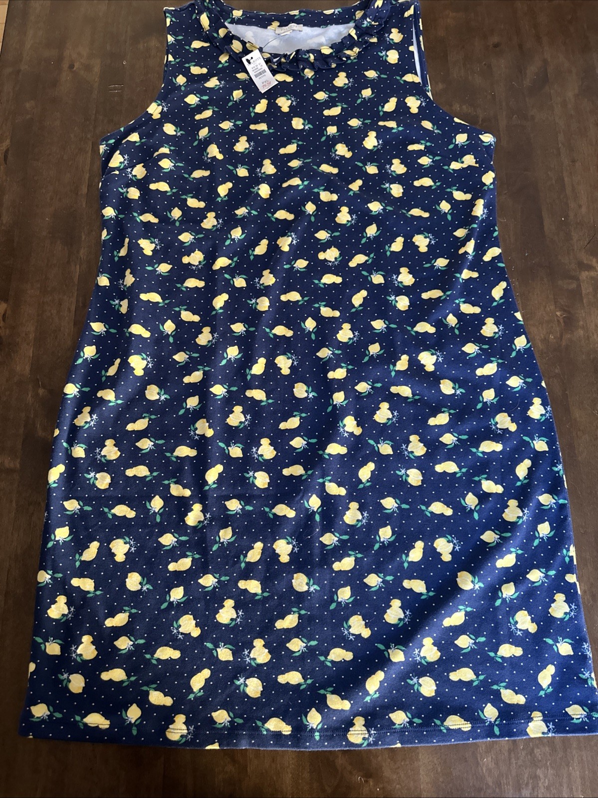 Nuevo Vestido Talbots Limón Pequeño XL Pascua Maestro Vacaciones Viaje