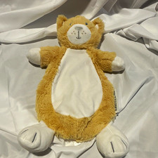 Blankets Beyond Bear Plush Baby Lovey Security Blanket Beige White