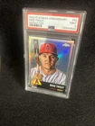 PSA 9 2022 TOPPS PLATINUM ANNIVERSARY REFRACTOR MIKE TROUT
