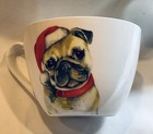 Portobello By Inspire Santa Claus Pug Mug Bone China Christmas Dog Snowflakes — photo 4