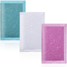 3 Pieces Kids Wallet for Girls and Women - Little Girls' RFID Glitter Style 01