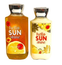 Bath  Body Works HELLO SUNSHINE Duo 2-Pc Set Full Sizes Signature Collection