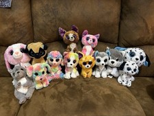 Ty Beanie Boos Plush Lot Assorted Animals 3-7 Years Age 3-4 4-7